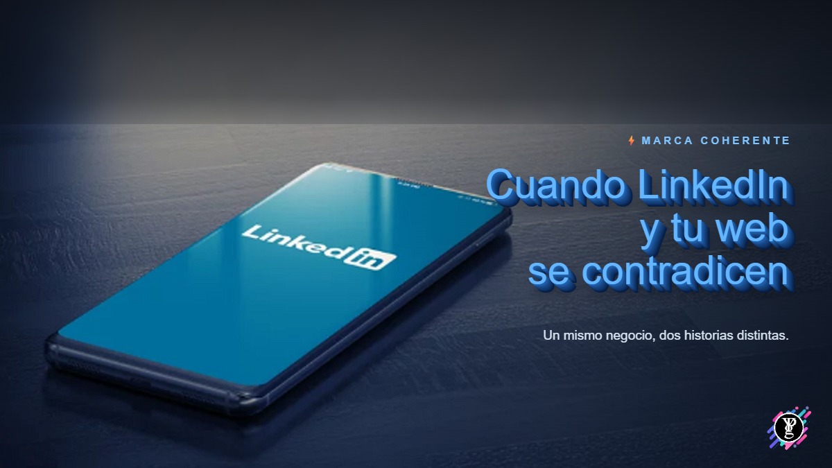 Web y LinkedIn: mensajes contradictorios que generan dudas
