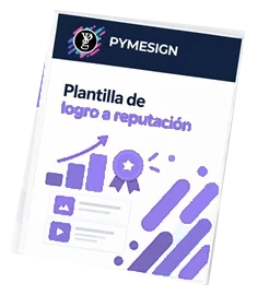 Portada: Plantilla de logro a reputación