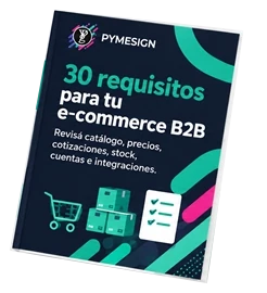 Portada: 30 requisitos para tu e-commerce B2B