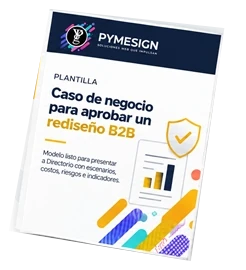 Portada: Caso de negocio para aprobar un rediseño B2B