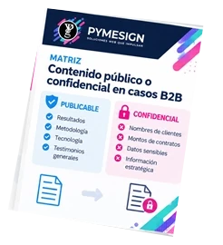 Portada: “Contenido público o confidencial en casos B2B”