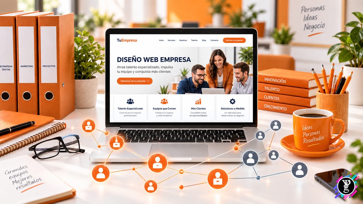 Diseño web profesional para atraer talento especializado
